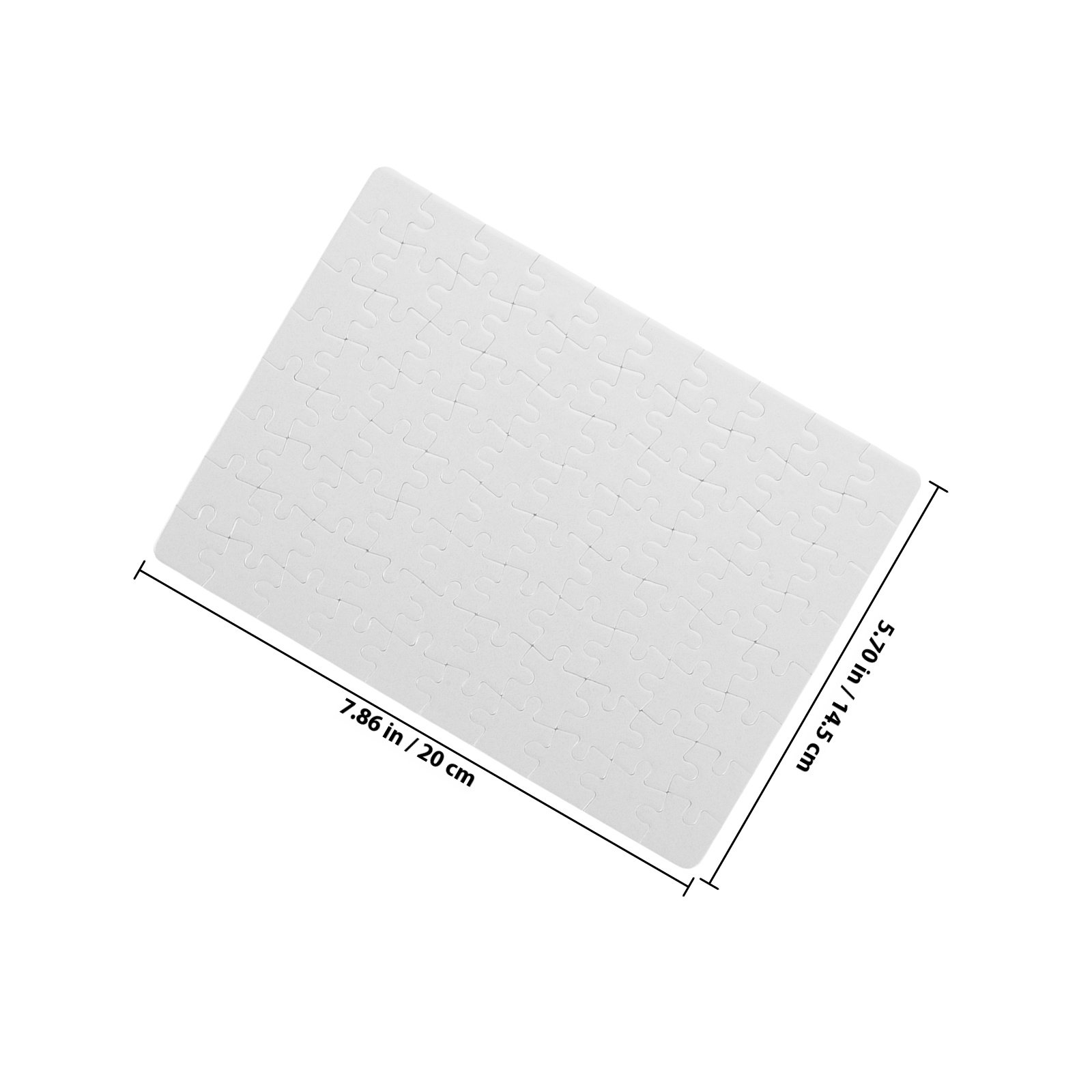 4Sheets Blank Jigsaw Puzzles S - Puzzle Blank White recension och pris