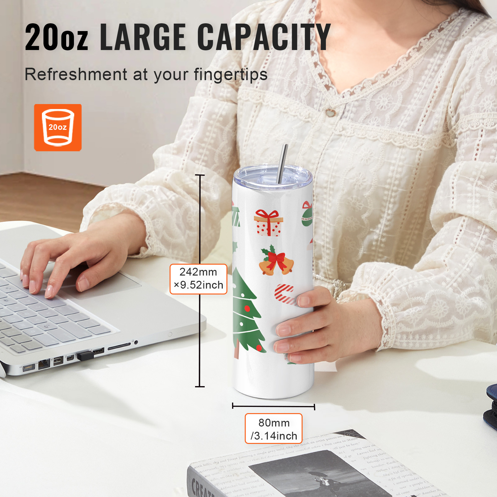 SucceBuy 8/12/14/16/24/50PC St - Sublimation Mug White recension och pris