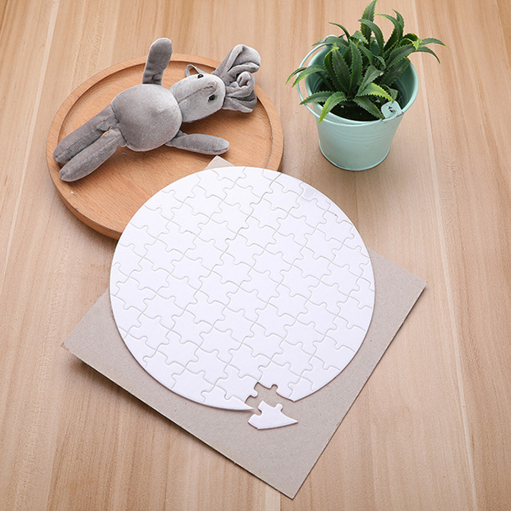 4Pcs Sublimation Puzzle Blanks - Puzzle Blank White recension och pris