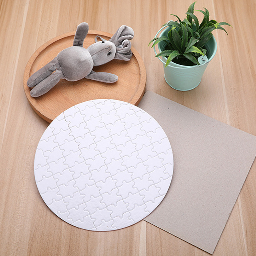 4Pcs Sublimation Puzzle Blanks - Puzzle Blank White recension och pris