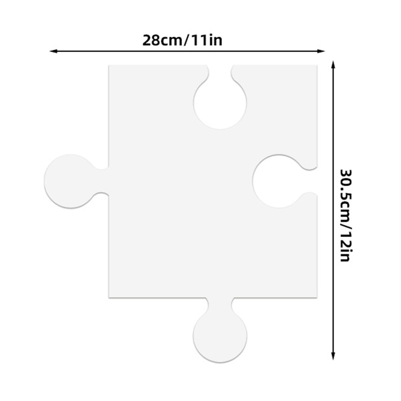 Kids Adult Blank Puzzle for DI - Puzzle Blank White recension och pris