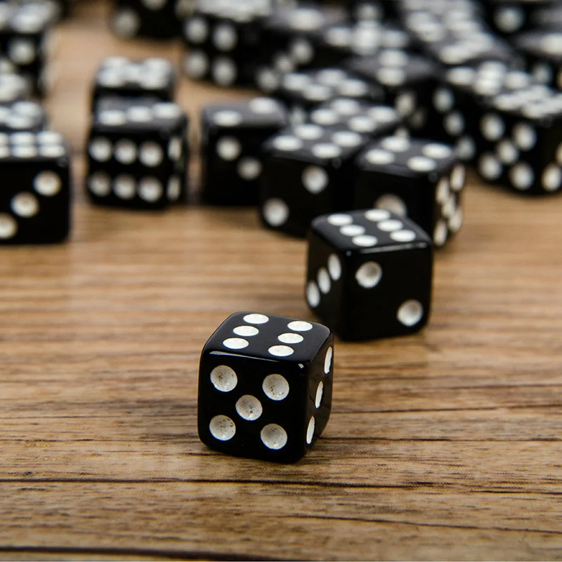 Wholesale 1000pcs Dots Dice 10 - Puzzle Blank White recension och pris