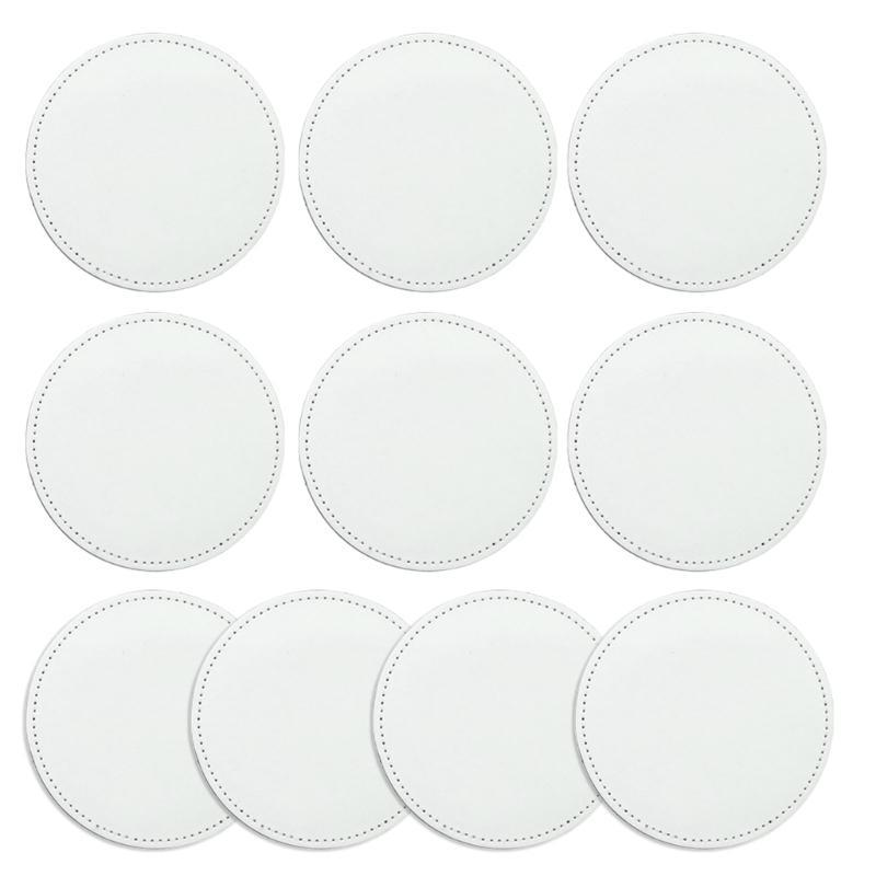 E8BD 10 Pieces Blank Leather H - Hat Sublimation Blank recension och pris